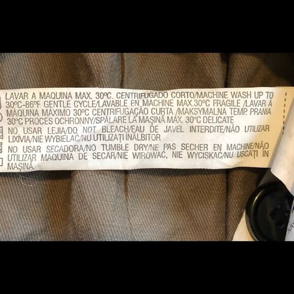 ZARA Jacket Women’s Small Army Green Utility Lightweight Boho Parachute Cargo - Picture 6 of 7